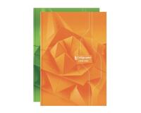 Cahier brochure rembordée rigide 7000 A4 192 pages grands carreaux 70 g - Assortis