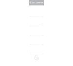 Etiquettes autocollante pour dos de classeur à levier. 50mm de largeur - Blanc