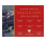 Papier Huile bloc collé 4 côtés 15F 30x40cm 240g