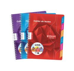 Textes reliure intégrale 7000 17x22 cm 148 pages grands carreaux 70 g - Assortis