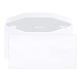 Boite de 500 Enveloppes Blanches DL2-114x229mm - Gommée Mécanisable - 80g/m2 - pour machine de mise sous pli automatiquE - Blanc