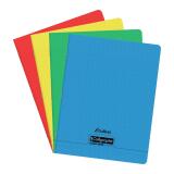 Cahier d'écriture piqué 8000 POLYPRO 17x22 cm 32 pages DL 3mm IV 90 g - Assortis