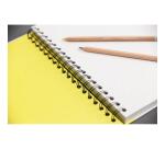 Inkebana, Carnet d'artiste reliure intégrale 32x24 cm, 40 feuilles de papier dessin blanc multitechniques 180g - Multicolore