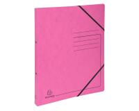 Classeur 2 anneaux 15mm carte lustrée imprimée - A4 - Rose