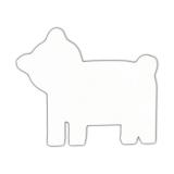 Symbole ours 12cm - Blanc