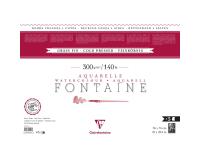 Fontaine paquet 4 bords frangés 3F 56x76cm 300g grain fin