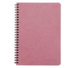 Carnet reliure intégrale à pochettes Age Bag A5 120 pages détachables ligné - Rose antique