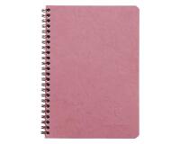 Carnet reliure intégrale à pochettes Age Bag A5 120 pages détachables ligné - Rose antique