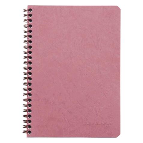 Carnet reliure intégrale à pochettes Age Bag A5 120 pages détachables ligné - Rose antique