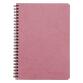 Carnet reliure intégrale à pochettes Age Bag A5 120 pages détachables ligné - Rose antique