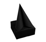 Paquet de 50 serviettes cocktail micro-gaufrées ouate 2 plis - 20x20 cm