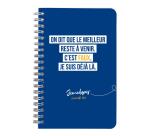 Jemedisais, Carnet reliure intégrale 11x17cm 100 pages, ligné, assortis. - Multicolore