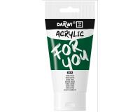 Darwi For You tube de peinture acrylique 75 ml - Terre verte