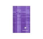 Carnet brochure rembordée rigide 7,5 x 12 cm 96 feuilles petits carreaux couleur aléatoire