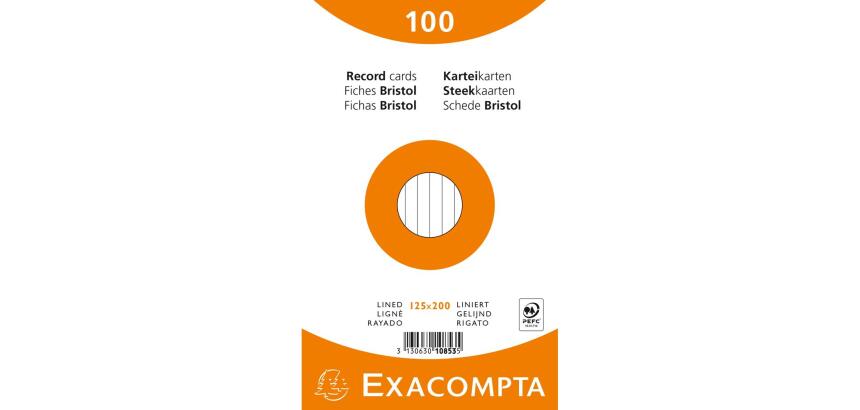 100 F. BRISTOL ASS. TRAVERS 125/200 S/F - Couleurs assorties