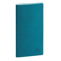 Agenda de poche SAS 17 Canvas 9 x 17.5 cm Semainier Septembre 2025 à Août 2026 - Bleu canard