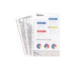 Paquete de 10 fundas multitaladros en polipropileno para EXAGRAPHIC A4 - Incoloro