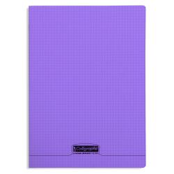 Cahier piqué 8000 POLYPRO A4 96 pages petits carreaux 90 g - Violet