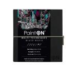 PaintON Noir carnet cousu 32F 14x14cm 250g - Noir