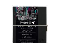 PaintON Noir carnet cousu 32F 14x14cm 250g - Noir