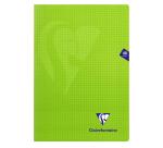 Cahier piqué Mimesys A4 48 pages petits carreaux couverture polypropylène Couleur aléatoire - Assortis