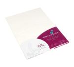 20 feuilles A4 Vélin pur coton 125g - Crème