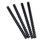 Canutillos para encuadernar Caja de 100 - Grosor: 16mm - Capacidad: 90-120 - Negro