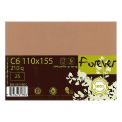 Carte 110x155 FOREVER 210g pqt 25