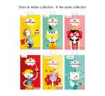 Cartes d'invitation, Super heros - Jaune