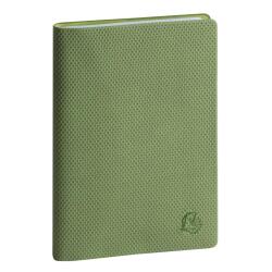 Agenda de poche SAS 15 Agora Canvas 10.5 cm x 15.5 cm Semainier Août 2025 à Août 2026 - Vert
