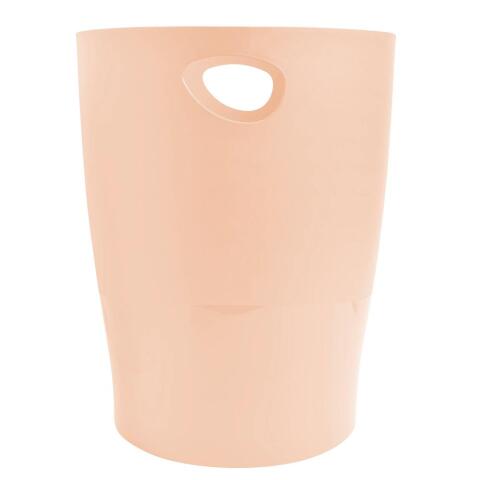Papelera ECOBIN, 15 Litros + asas, 26,3 x26,3x33,5 cm - Aquarel - Coral
