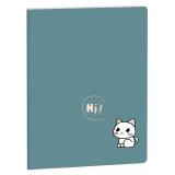Notebook Cute Friends ligné Chat 15 x 21 cm - Visuel