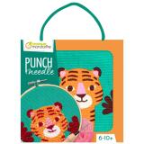 Punch Needle, Tigre - Vert