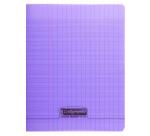 Cahier piqué 8000 POLYPRO 17x22 cm 60 pages grands carreaux 90 g - Violet