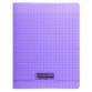 Cahier piqué 8000 POLYPRO 17x22 cm 60 pages grands carreaux 90 g - Violet