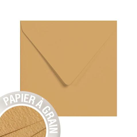 Paquet de 5 enveloppes Grain de Pollen 140x140mm 120g/m²