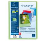 Carpeta de funda Kreacover® Chromaline semirrígido 5/10º - (Vistas: 40 Fundas: 20) - 24x32 cm para A4