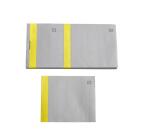 Nummerboekjes met 100 blad met dubbele nummering en gekleurde band - 6 ,6x13,5cm