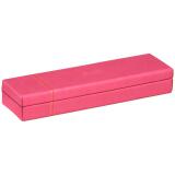 Rhodiarama plumier simili cuir italien 21x5,5x3 cm - Framboise
