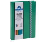 Carnet Iderama 170x110, 192 pages lignées - Vert