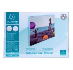 Fundas de pared - Horizontal - A4 - 300x5x211 mm - Cristal