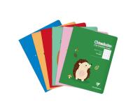 Cahier piqué Clairenfantine 17x22 cm 96 pages grands carreaux Couleur aléatoire - Assortis