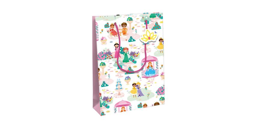 Il était une fois, Excellia, sac large 26,5x14x33 cm, Princesses - Multicolore