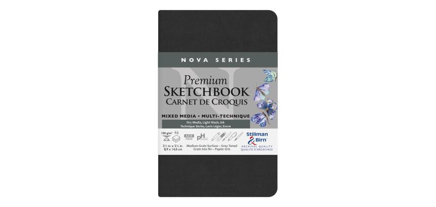 Nova Series carnet souple 46F 8,9x14cm 150g - Gris