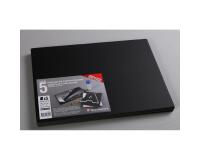 Carton Mousse lot 5 feuilles A3 5mm - Noir