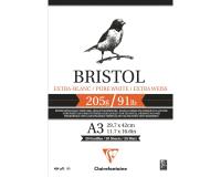 Bristol bloc collé 20F A3 205g