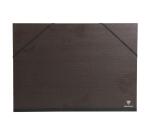 Carton à dessin Kraft à élastiques 52x72cm - Noir