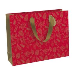 Pomme d'amour, sac large 26,5x14x33 cm - Rouge