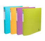 Classeur 2anneaux 30mm polypropylène recyclé Pop'N Co - Couleurs assorties