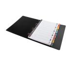 Separadores Cartulina lustrada 225 g/m 2 pestañas colores plastifi cadas - Multicolor
